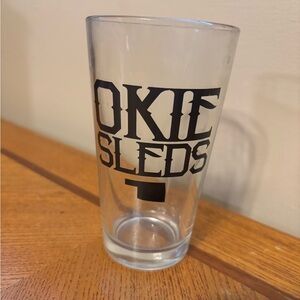 Okie Sleds Pint Glass